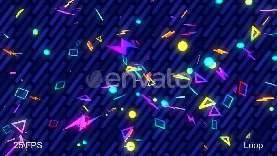 Abstract Retro Geometric Shapes 02 Videohive 22324219 Motion Graphics Image 3