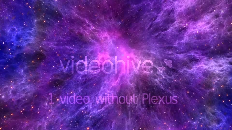 Abstract Space Nebula flight with Plexus Videohive 14025123 Motion Graphics Image 1