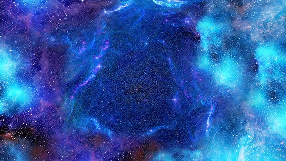 Abstract Space Nebulae with Hyper Jump - 20989446 Videohive Download