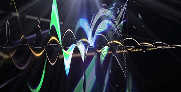 Abstract Wavy Lights - Download Videohive 14449289