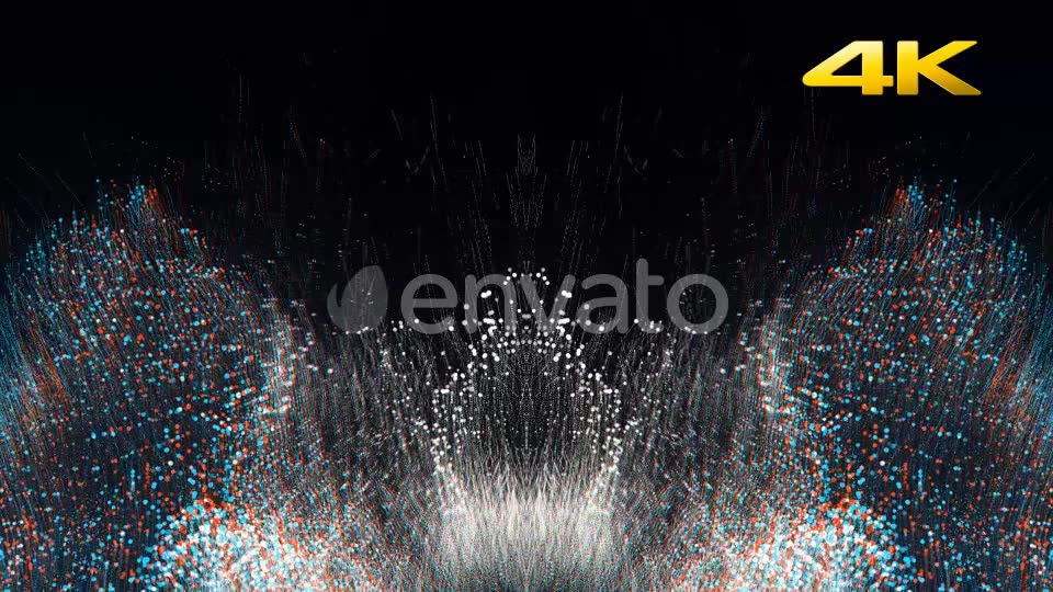 Abstract White Particles Wave 4K Download Fast Videohive 24097646 ...