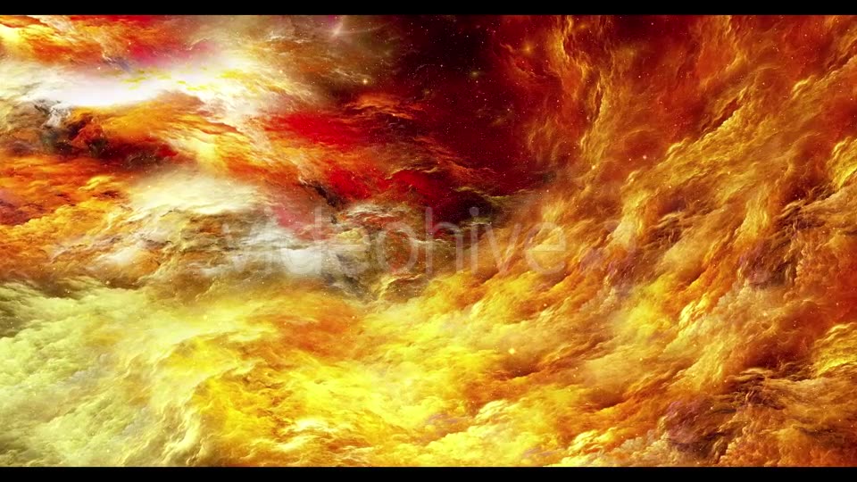 Abstract Yellow Red Nebulae in Space Videohive 20472021 Motion Graphics Image 2