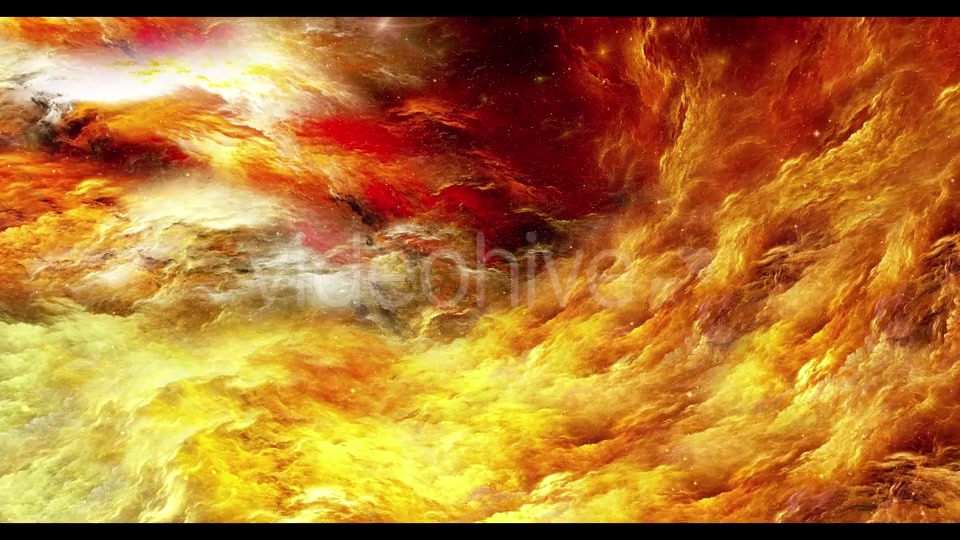 Abstract Yellow Red Nebulae in Space Videohive 20472021 Motion Graphics Image 3
