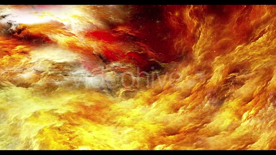 Abstract Yellow Red Nebulae in Space Videohive 20472021 Motion Graphics Image 4