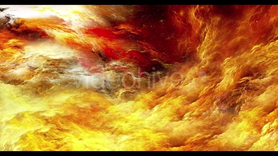 Abstract Yellow Red Nebulae in Space Videohive 20472021 Motion Graphics Image 5