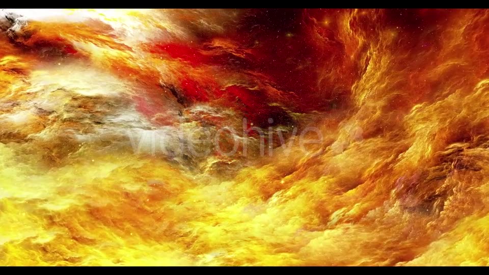 Abstract Yellow Red Nebulae in Space Videohive 20472021 Motion Graphics Image 6