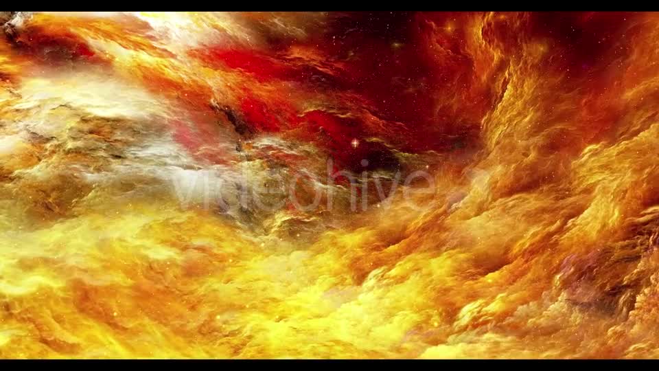 Abstract Yellow Red Nebulae in Space Videohive 20472021 Motion Graphics Image 7