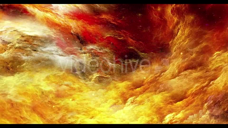 Abstract Yellow Red Nebulae in Space Videohive 20472021 Motion Graphics Image 8