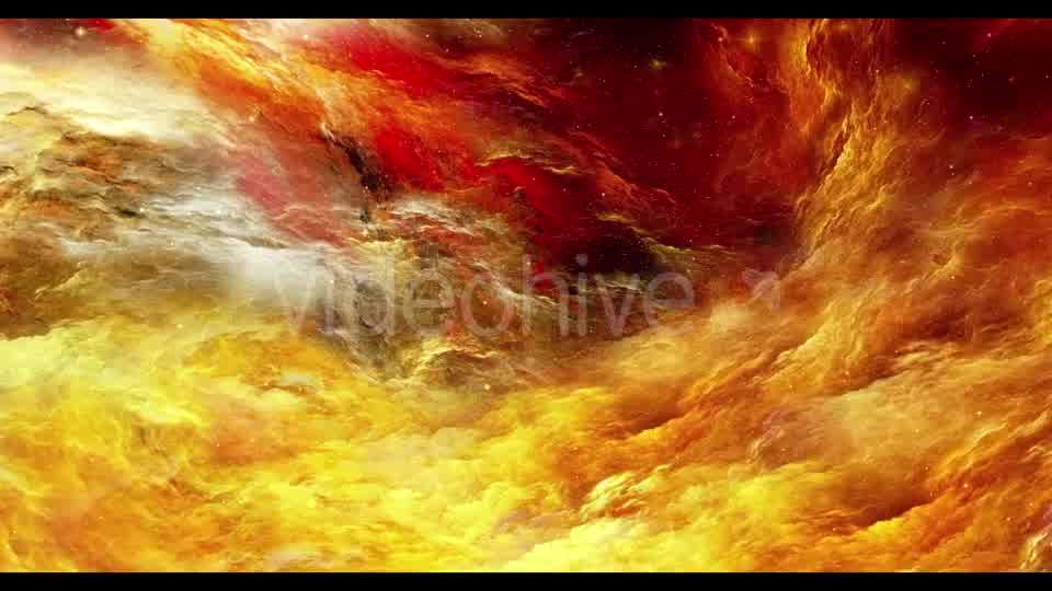 Abstract Yellow Red Nebulae in Space Videohive 20472021 Motion Graphics Image 9