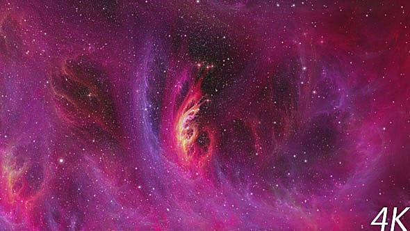 Abstraction of the Red Cosmic Nebula - Videohive 20334664 Download