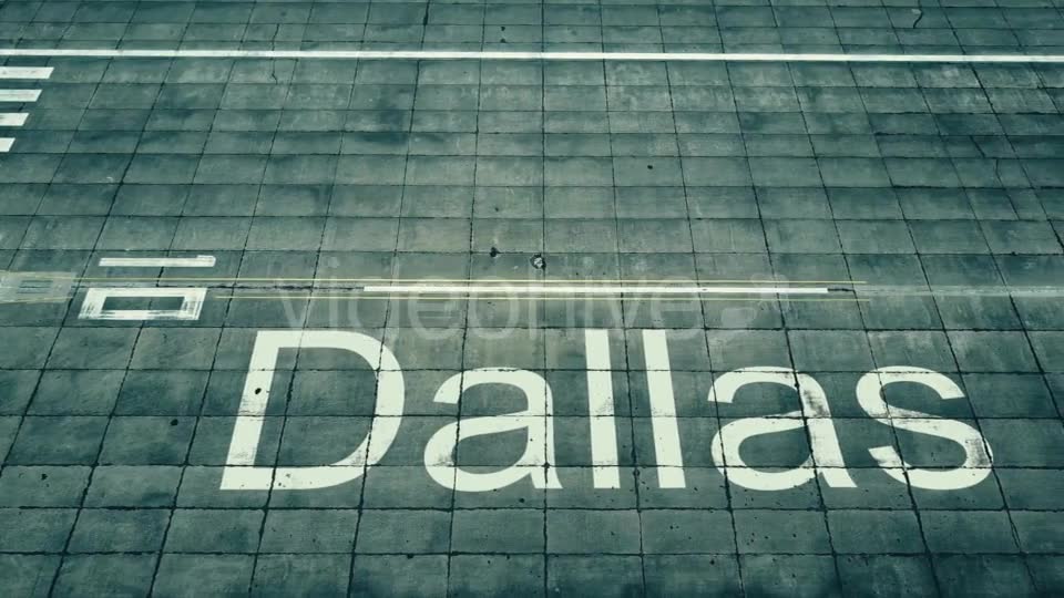 Aerial View of Big Airplane Arriving To Dallas Airport Travelling To United States Videohive 20333142 Motion Graphics Image 6