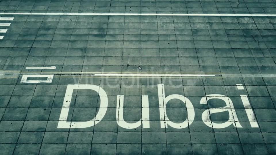 Aerial View of Big Airplane Arriving To Dubai Airport Travelling To United Arab Emirates Videohive 20325529 Motion Graphics Image 6