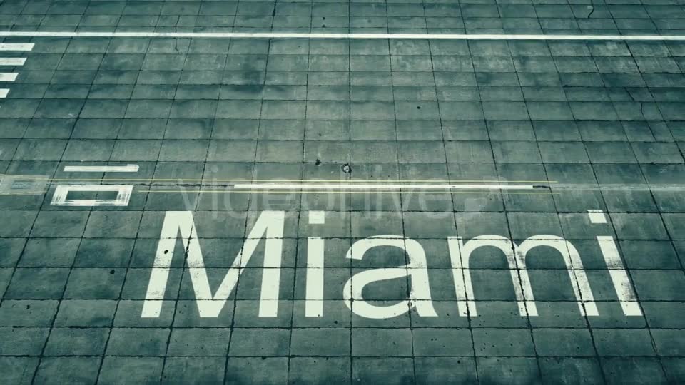 Aerial View of Big Airplane Arriving To Miami Airport Travelling To the United States Videohive 20331454 Motion Graphics Image 6