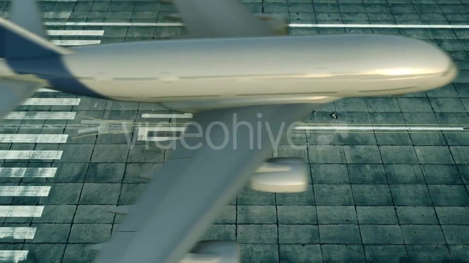 Aerial View of Big Airplane Arriving To Orlando Airport Travelling To the United States Videohive 20331483 Motion Graphics Image 4