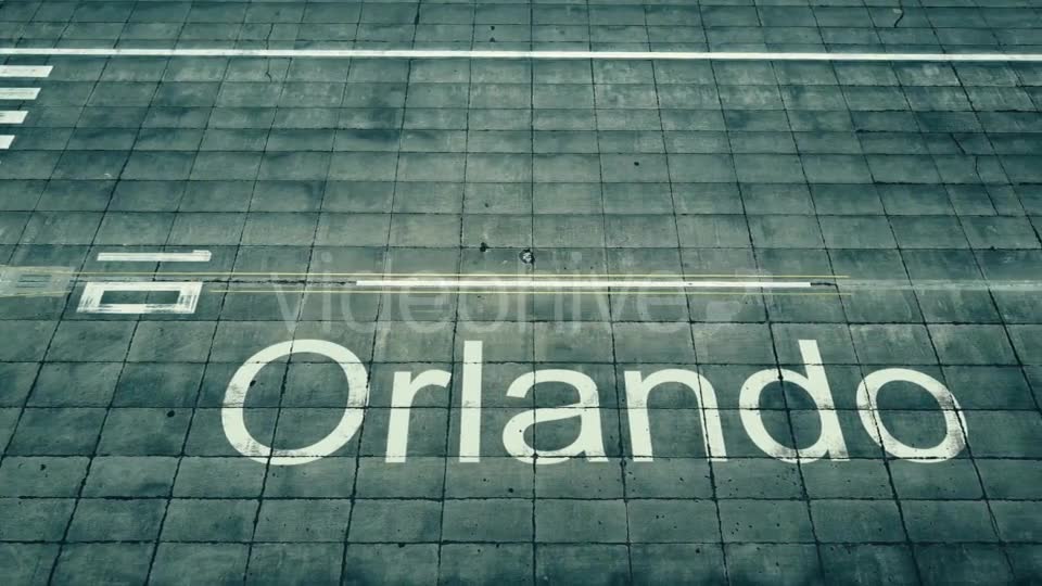 Aerial View of Big Airplane Arriving To Orlando Airport Travelling To the United States Videohive 20331483 Motion Graphics Image 6