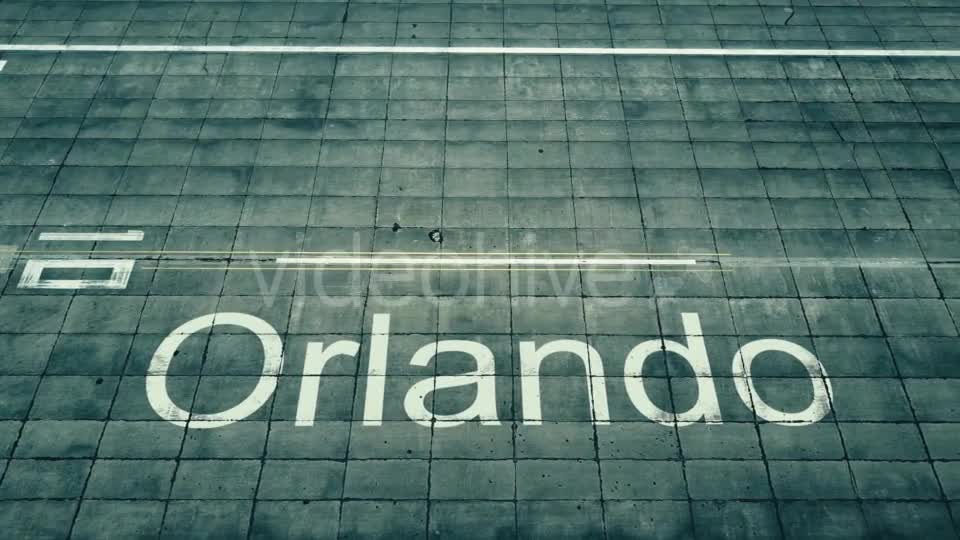 Aerial View of Big Airplane Arriving To Orlando Airport Travelling To the United States Videohive 20331483 Motion Graphics Image 7