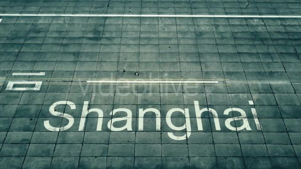 Aerial View of Big Airplane Arriving To Shanghai Airport Travelling To China Videohive 20330824 Motion Graphics Image 7