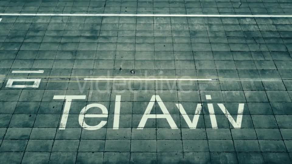 Aerial View of Big Airplane Arriving To Tel Aviv Airport Travelling To Israel Videohive 20330833 Motion Graphics Image 7