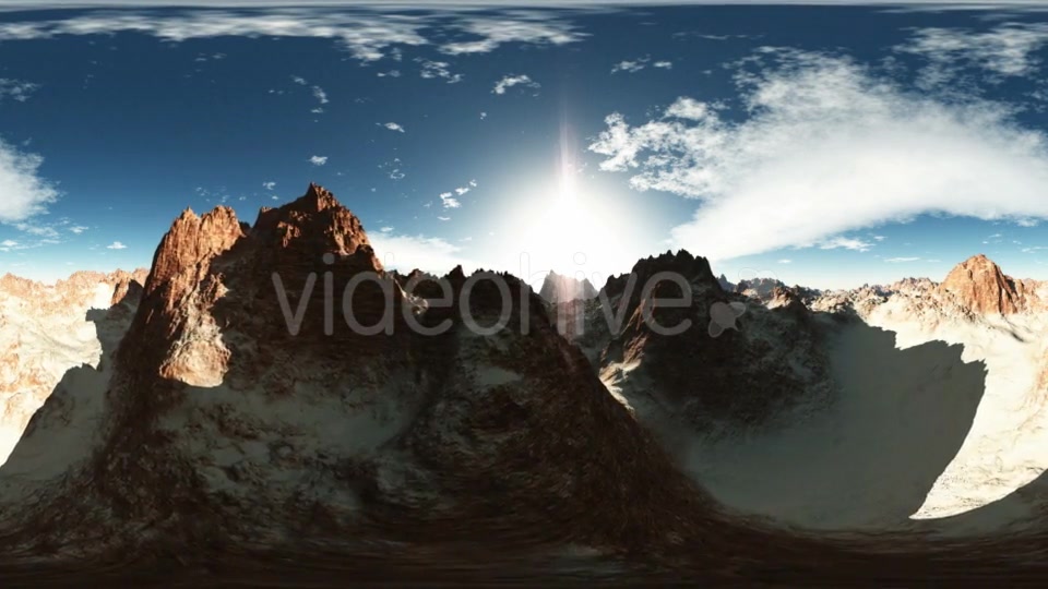 Aerial VR 360 Panorama of Canyon Mountains Videohive 19029134 Motion Graphics Image 10