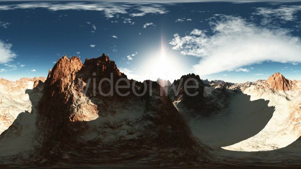 Aerial VR 360 Panorama of Canyon Mountains Videohive 19029134 Motion Graphics Image 12