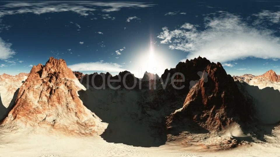 Aerial VR 360 Panorama of Canyon Mountains Videohive 19029134 Motion Graphics Image 5