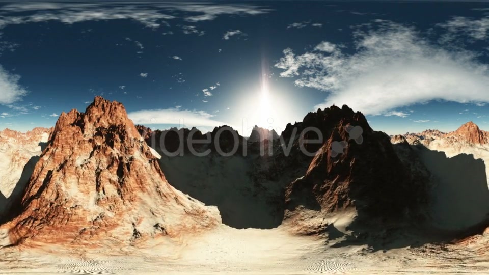 Aerial VR 360 Panorama of Canyon Mountains Videohive 19029134 Motion Graphics Image 6