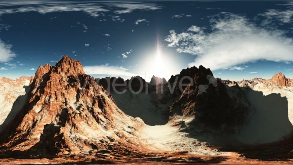 Aerial VR 360 Panorama of Canyon Mountains Videohive 19029134 Motion Graphics Image 7
