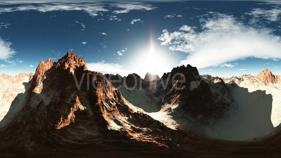 Aerial VR 360 Panorama of Canyon Mountains Videohive 19029134 Motion Graphics Image 8