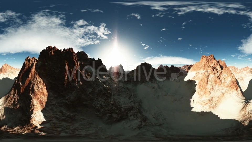 Aerial VR 360 Panorama of Canyon Mountains Videohive 19058359 Motion Graphics Image 10