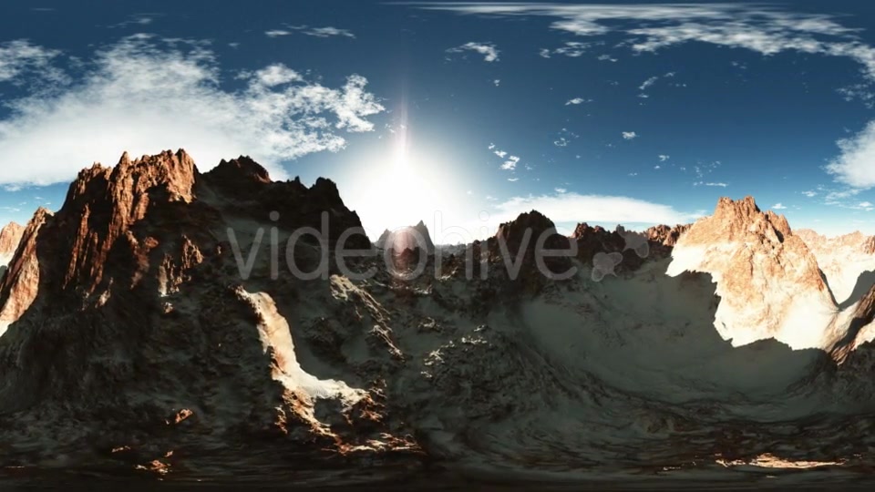 Aerial VR 360 Panorama of Canyon Mountains Videohive 19058359 Motion Graphics Image 12