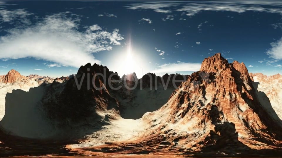 Aerial VR 360 Panorama of Canyon Mountains Videohive 19058359 Motion Graphics Image 6