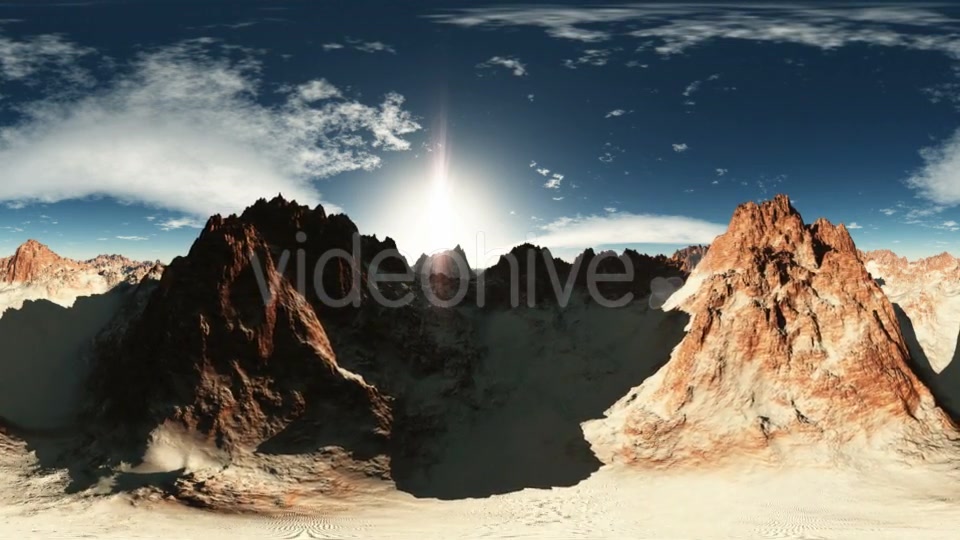 Aerial VR 360 Panorama of Canyon Mountains Videohive 19058359 Motion Graphics Image 8