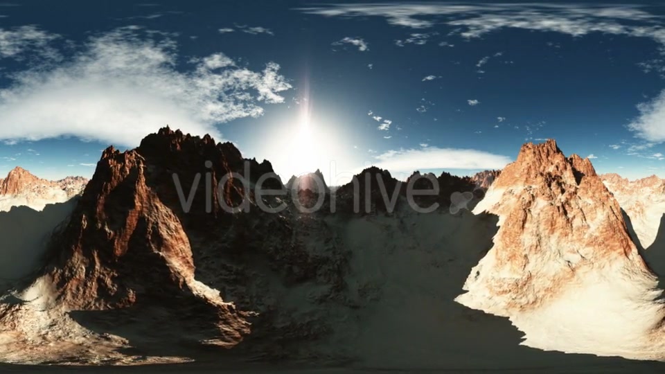 Aerial VR 360 Panorama of Canyon Mountains Videohive 19058359 Motion Graphics Image 9
