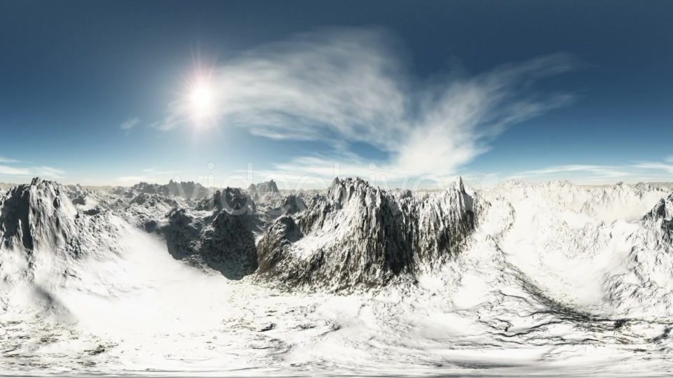 Aerial VR 360 Panorama of Mountains Videohive 19604809 Motion Graphics Image 10