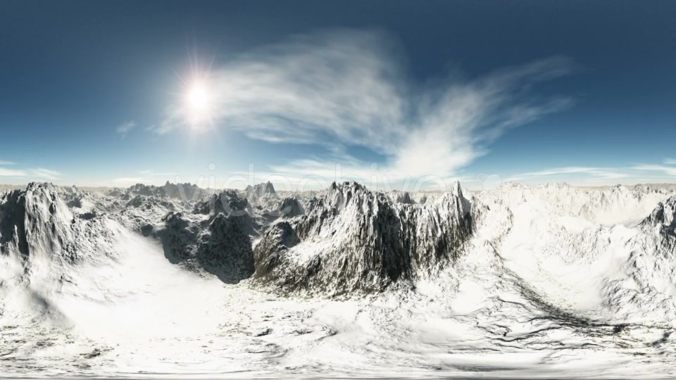 Aerial VR 360 Panorama of Mountains Videohive 19604809 Motion Graphics Image 11