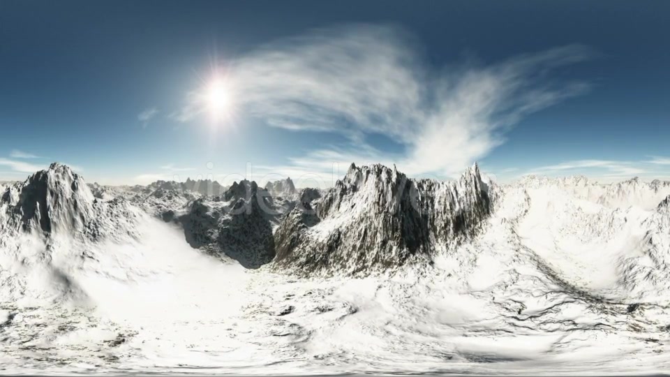 Aerial VR 360 Panorama of Mountains Videohive 19604809 Motion Graphics Image 7
