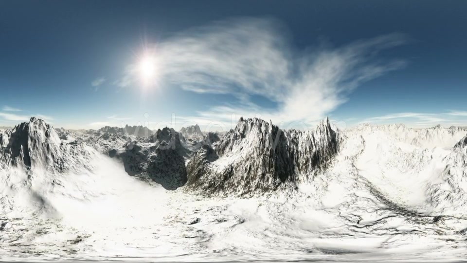 Aerial VR 360 Panorama of Mountains Videohive 19604809 Motion Graphics Image 8