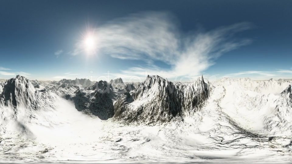 Aerial VR 360 Panorama of Mountains Videohive 19604809 Motion Graphics Image 9