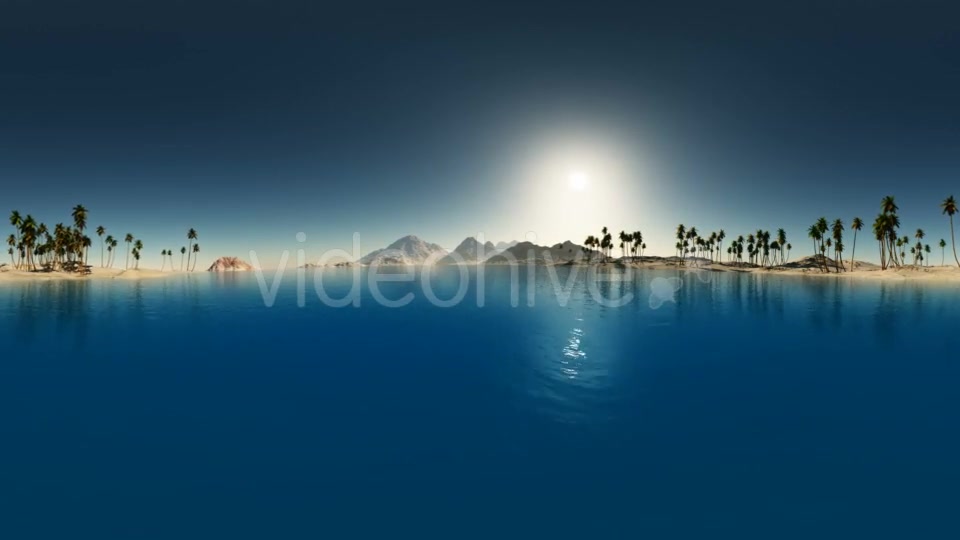 Aerial VR 360 Panorama of Tropical Island at Sunset Videohive 20520565 Motion Graphics Image 10