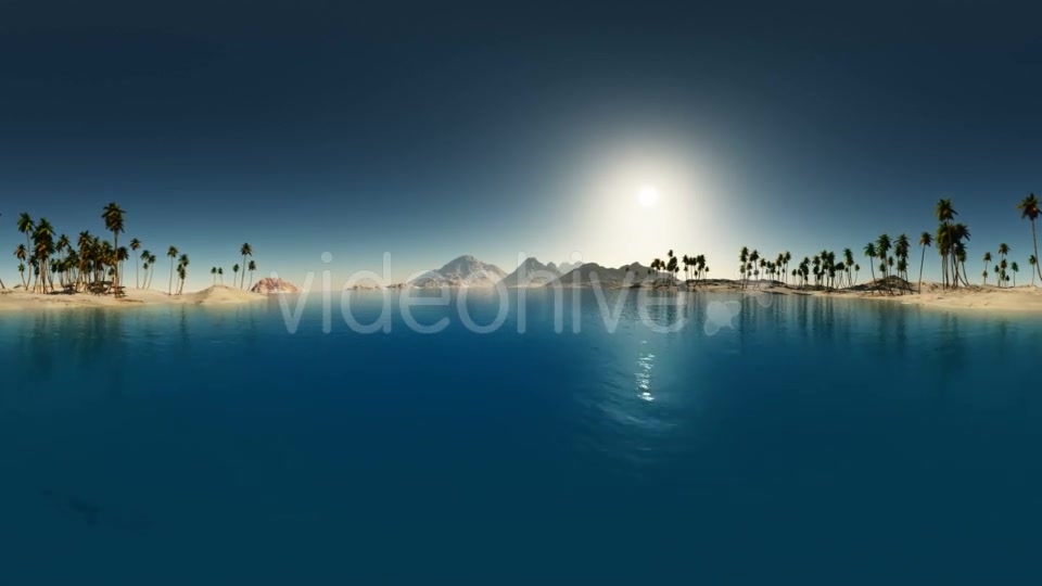 Aerial VR 360 Panorama of Tropical Island at Sunset Videohive 20520565 Motion Graphics Image 11