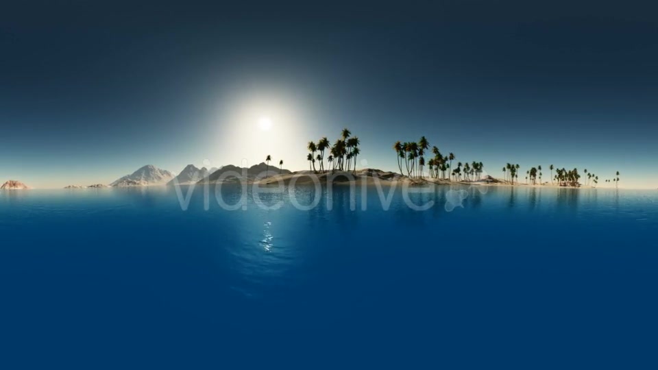 Aerial VR 360 Panorama of Tropical Island at Sunset Videohive 20520565 Motion Graphics Image 5