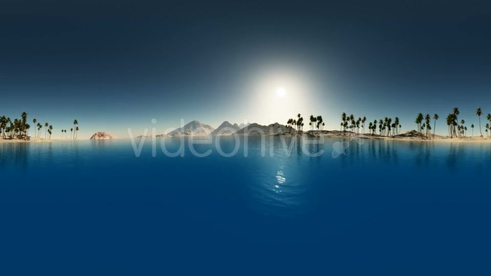 Aerial VR 360 Panorama of Tropical Island at Sunset Videohive 20520565 Motion Graphics Image 9