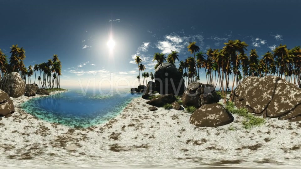 Aerial VR 360 Panorama of Tropical Island Videohive 19058275 Motion Graphics Image 11