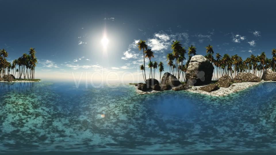 Aerial VR 360 Panorama of Tropical Island Videohive 19058275 Motion Graphics Image 2