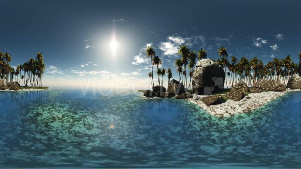 Aerial VR 360 Panorama of Tropical Island Videohive 19058275 Motion Graphics Image 4