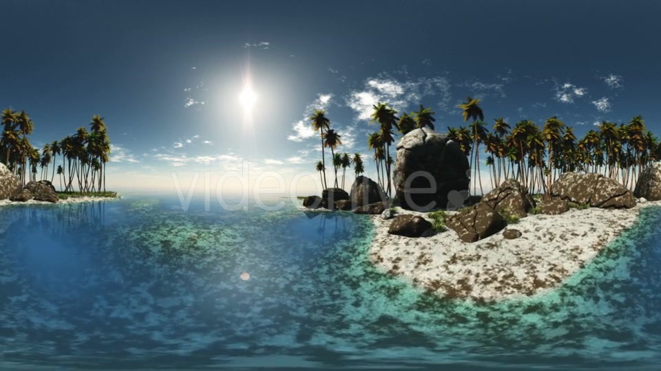 Aerial VR 360 Panorama of Tropical Island Videohive 19058275 Motion Graphics Image 6