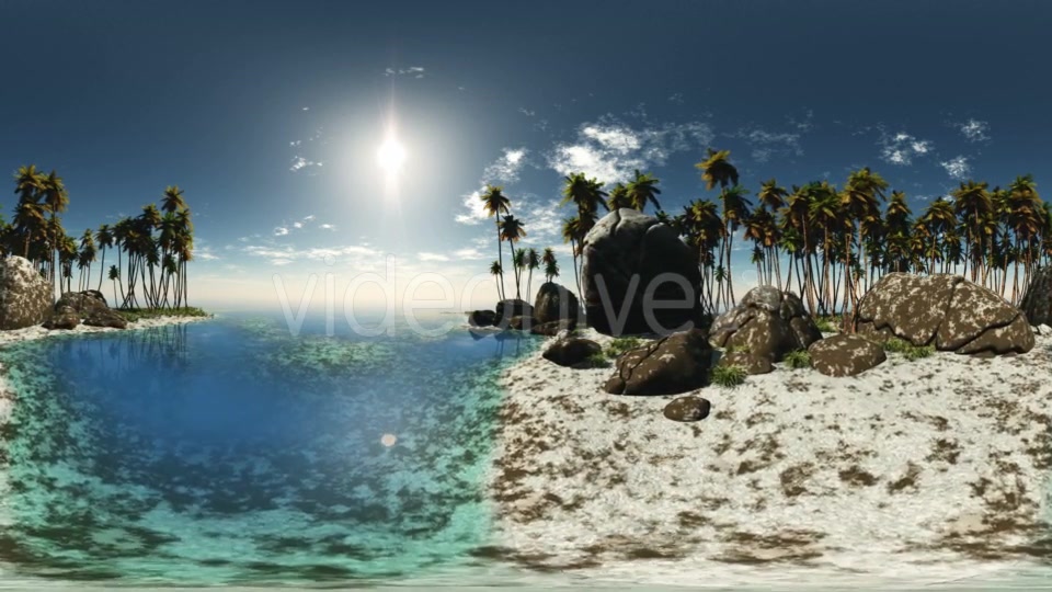 Aerial VR 360 Panorama of Tropical Island Videohive 19058275 Motion Graphics Image 8