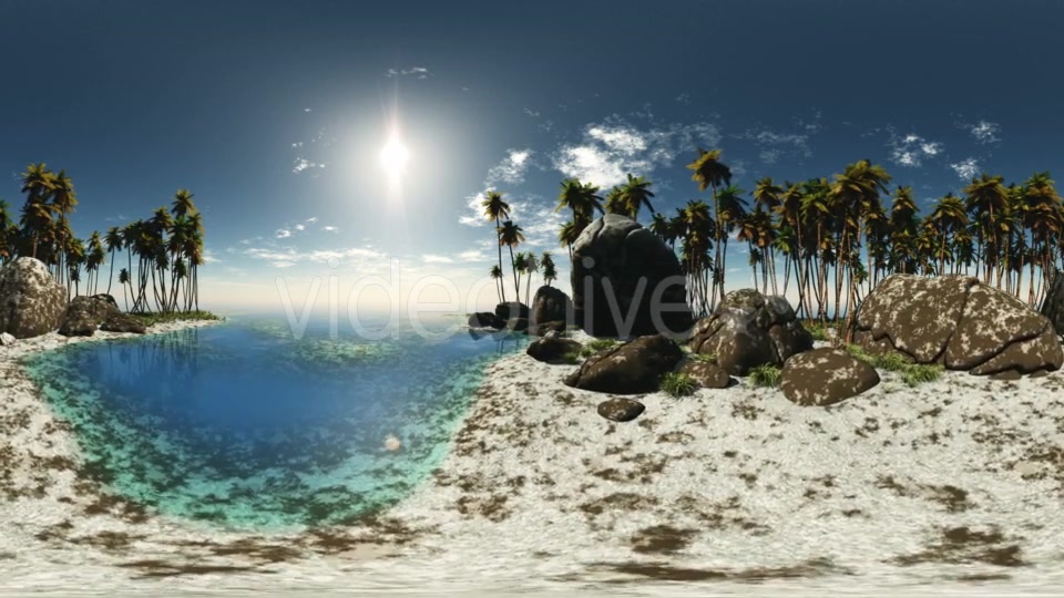 Aerial VR 360 Panorama of Tropical Island Videohive 19058275 Motion Graphics Image 9