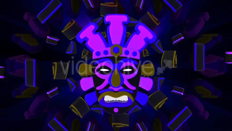 African Mask 01 Videohive 20896580 Motion Graphics Image 4