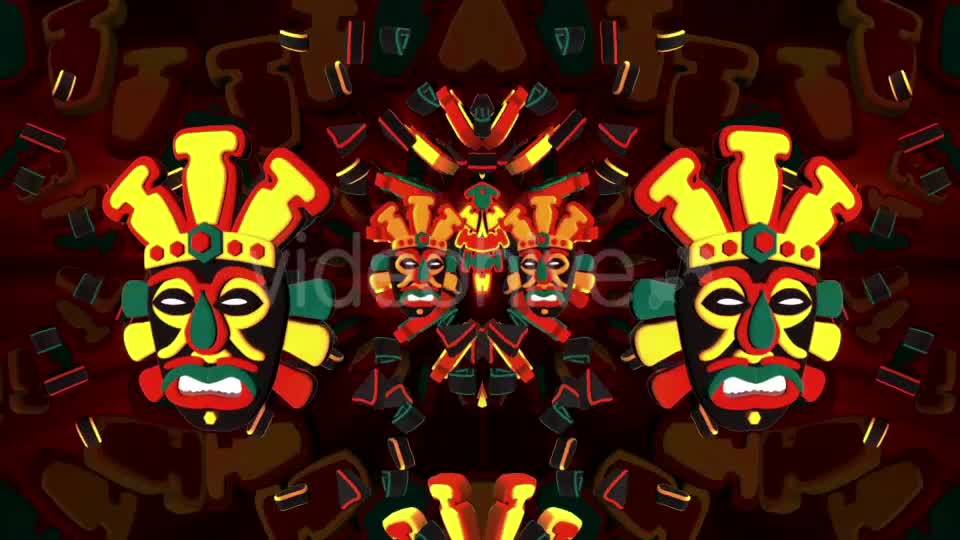 African Mask 02 Videohive 20898743 Motion Graphics Image 1